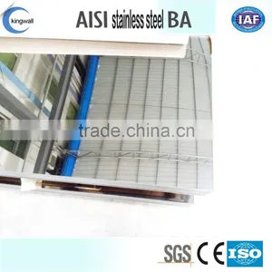 AISI 430/304/201 BA MIRROR HAIRLINE STAINLESS STEEL SHEET thumbnail-1