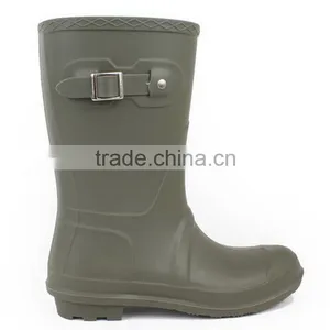 Colourful Buckle Clear Pvc Cheap Plastic Rain Boots for Women thumbnail-5