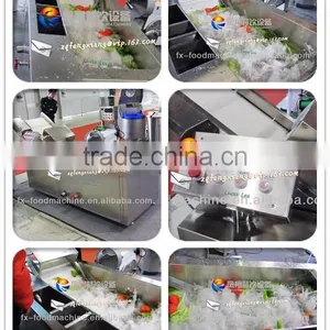 WA-1000 Automatic Washer Type and New Condition Vegetable Seafood Fruits Bubble Processing Cleaning Machine thumbnail-4