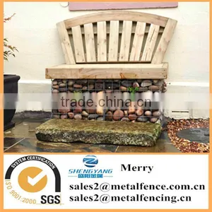 1mX0.5mX0.5m Galfan Hot-dipped Galvanized Welded Stone Gabion Basket Retaining Wall for Parking Area thumbnail-3