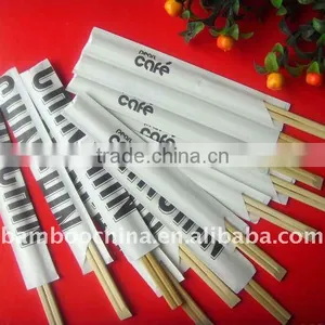 Logo Printed Bamboo Chopsticks thumbnail-1