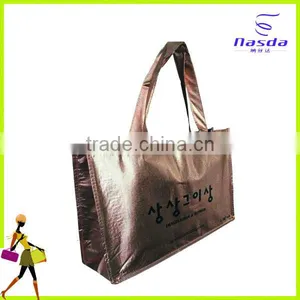 Non Woven Glossy Lamination Shopping Bag With Customized Printing thumbnail-1