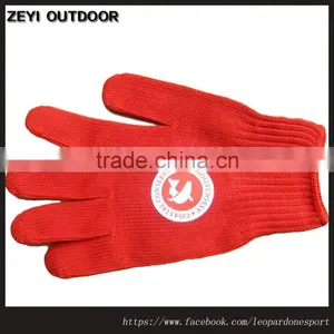 Pair of Fishing Garden Tackle Gloves Spring Color Red thumbnail-1