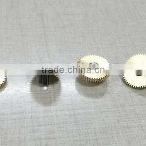 ISO9001 Manufacturer Hobbing Process R/c Servo Spur Gear Made From Brass thumbnail-3