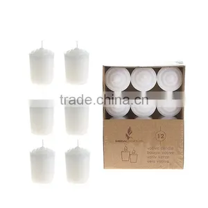 Personalized Handmade Color Painted Decorative Votive Candles thumbnail-1