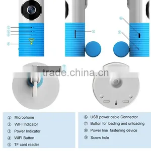 720P Home Security Wifi Baby Monitor IP Camera,wifi Camera With Alert Nightvision Intercom for Iphone,Samsung IOS Android System thumbnail-5