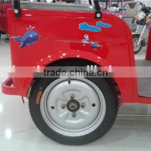 650W Electric Taxi Tricycle Rickshaw for 4 People Cargo Trike thumbnail-4