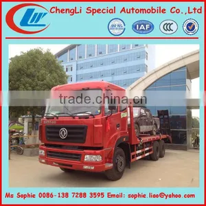 Dongfeng 6x4 Forklift Truck Loading Truck,hydraulic Flat Bed Truck ,machine Carrying Trucks thumbnail-1
