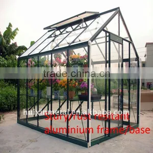 Victorian Tempered & Toughened Safty Glass Greenhouse for GardenHX91203 thumbnail-1