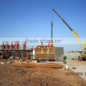 Rubber Waste to Oil Recycling Plant 2016 Latest Batch Type Pyrolysis Machine 8 TPD thumbnail-5