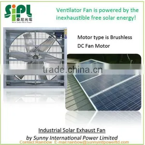 Vent Tool Solar Panel Powered With Brushless DC Motor Air Exhaust Fan Wall Mounted thumbnail-2