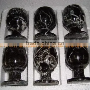 MARBLE WINE GLASSES GOBLETS thumbnail-3