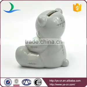 Personalized Teddy Bear Wholesale Mini Ceramic Piggy Banks thumbnail-4