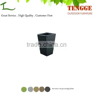 YH-8005 Garden Furniture Flowerpot Resin Rattan Garden Planters thumbnail-1