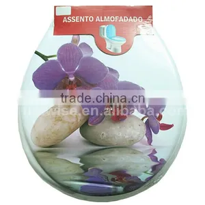 High Quality Print PVC SOFT Toilet Seat Cover, 17"/19" PVC Soft Toilet Seat, Printed Soft Seat of PVC thumbnail-4