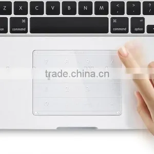 Ultra-Thin Smart Number Keypad For Macbook, Intelligent Touch Glass Keyboard, Thin Small Transparent Calulator Numberpad thumbnail-4