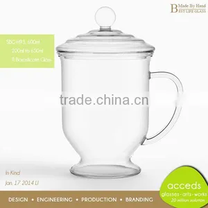 Ti-Borosilicate Promotion Pedestal Glass Candy Jar thumbnail-1