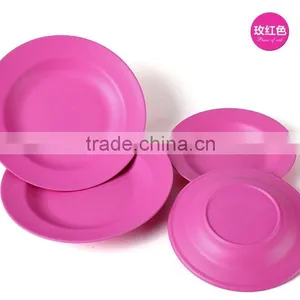Factory Wholesale Biodegradable Bamboo Fiber Eco Plate thumbnail-3