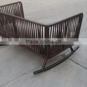 Relax Rattan Rocking Lounger Set thumbnail-4