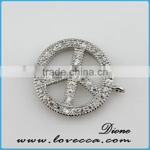 Latest Fashion Jewelry of Necklace Set Charm Micropave Crystal Jewelry of Four Leaf Clover Pendant thumbnail-1