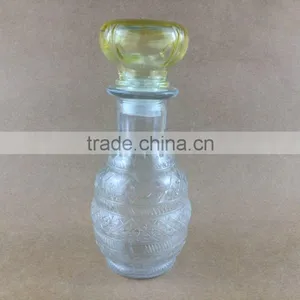 Clear Body Yellow Lid Glass Diffuser Bottle thumbnail-3