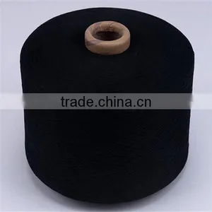 100% Cotton Black Yarn 2/20S Gloves Use Ring Spun Yarn thumbnail-1