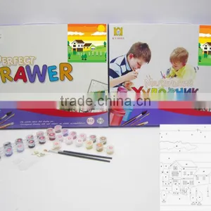 2015 New Product Diy Oil Painting Fantastic Educational Digital Painting Toy for Kids thumbnail-1