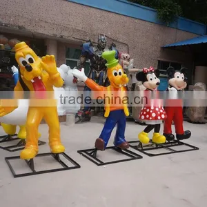 Fiberglass Cartoon Mickey Mouse Figure thumbnail-6