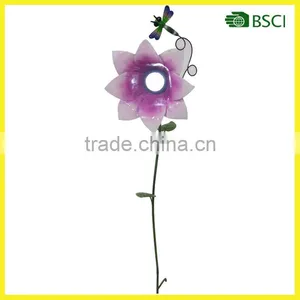Hot Selling Metal Flower With Solar Light Garden Stick thumbnail-1