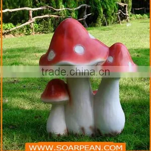Miniature Fairy Garden Craft Hedgehogs With Mushrooms Statue Decor thumbnail-3
