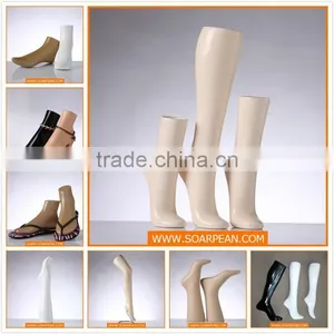 High Glossy Fiberglass Mannequin Leg For Display thumbnail-1