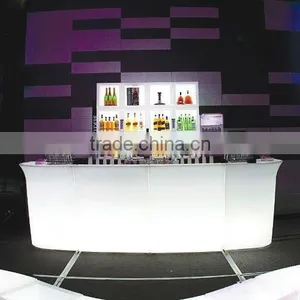 Newly Design and Beautiful Led Colforful Lighting Salon Reception Bar Counter thumbnail-2
