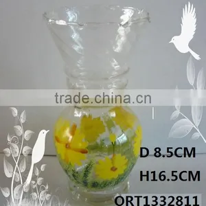 Decal Printing Glass Vase, Color Glass Vase Vase thumbnail-1