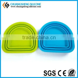 Foldable Silicone Food Container, Folding FDA Grade Case thumbnail-5