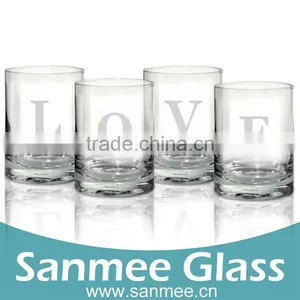 4PCS Valentine's Day Gift Set Glassware Lowball Glass Wholesale thumbnail-1