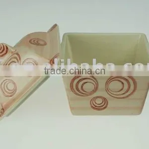 Stoneware Casserole Mini Square Shape thumbnail-1