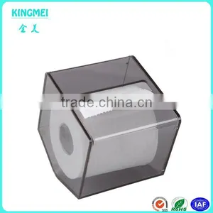 KINGMEI Hexagon Hang Acrylic Red Tissue Holder Box Cover Clear Plexiglass Tissue Box Wholesale thumbnail-6