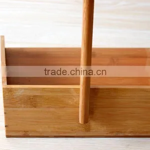 Bamboo Long Handle Dustpan thumbnail-1