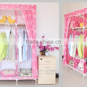 Factory Price Eo-friendly Oxford Collapsible Folding Wardrobe thumbnail-1