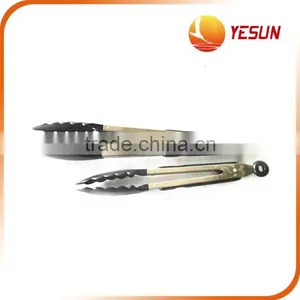 Hot Sale Factory Directly Stainless Steel Led Bbq Grill Clamp Light Kitchen Bread Tongs Cooking Food Clip thumbnail-1
