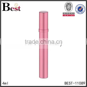 2017 Best Selling Cosmetic 4ml Aluminum Cover Metal Perfume Bottle Roll on Personal Care Glass Bottle Perfume Wholesale thumbnail-3