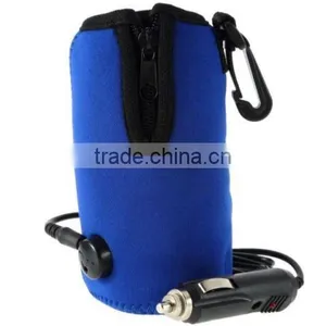 New Portable 12V in Car Auto Travel Baby Food Milk Water Bottle Cup Warmer Heater thumbnail-2
