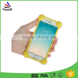 High Quality Colorful Candy Cute Ring Support Universal Soft Silicone Phone Holder Suitable For 3.5-6 Inch Phone Model thumbnail-1