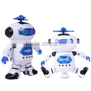 L00155 2017 Hot Sale Kids Plastic Toys Super Robot Soldier Powerful Rotary Function Music With Light thumbnail-2
