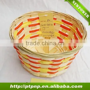 Colorful Bamboo Baskets for Decorating or Storage thumbnail-6