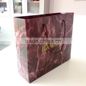 2016 China Factory Custom Cheap High Quality Fancy Christmas Paper Gift Bags thumbnail-4