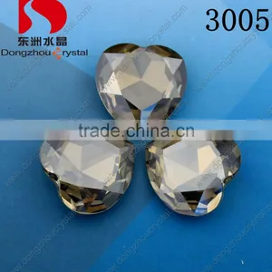 Colorful Sew on Heart Shape Crystal Stone for Decoration thumbnail-3