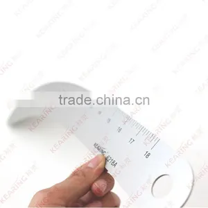 Kearing 18'' Length Metal HIP CURVE RULER / 1.5mm Thickness Aluminum Garment Curve Rule for Fashion School # 6218A thumbnail-2