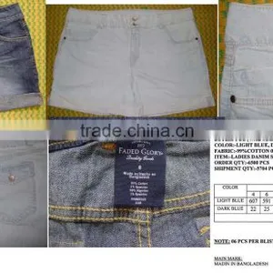 Ladies Denim Shorts thumbnail-1