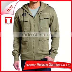 Custom Pockets Modern High Quality Hoodies With Zipper thumbnail-1